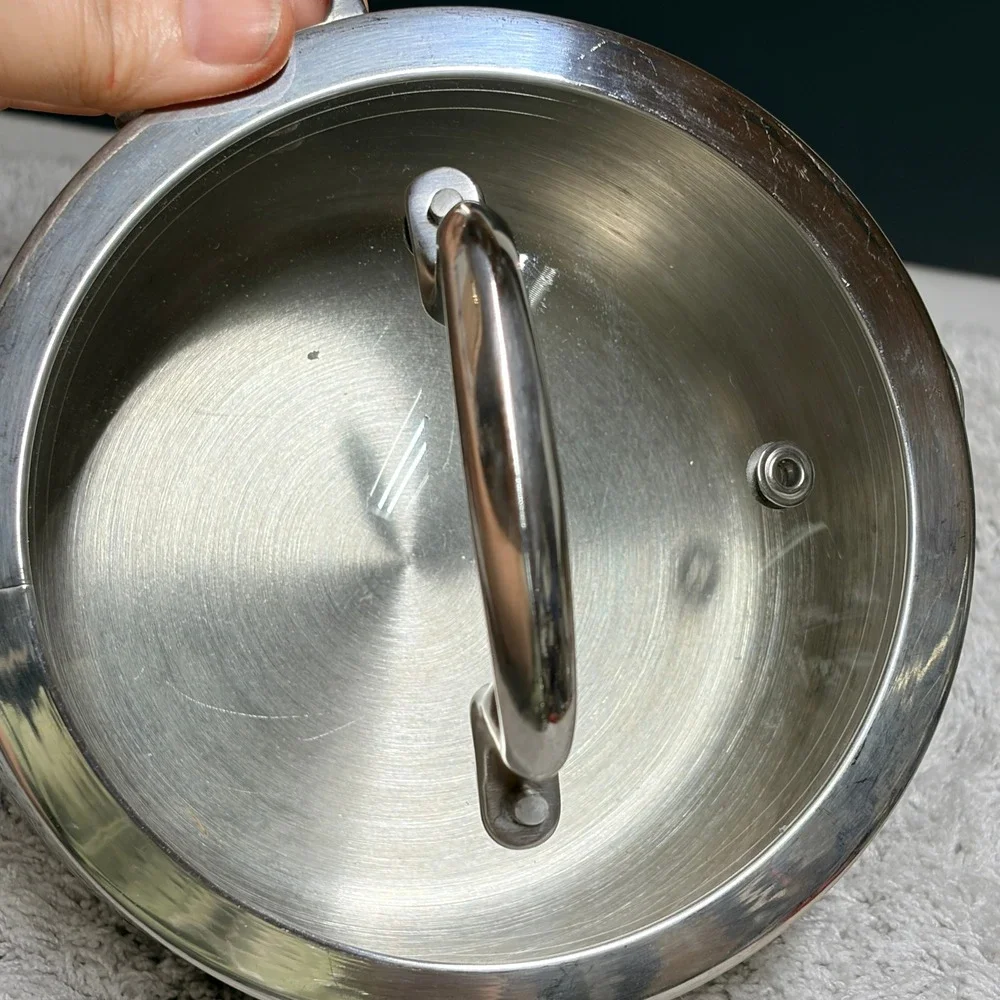 Biltmore For Your Home Stainless Steel 1.5 Qt Saucepan Vented Glass Lid 5.5in